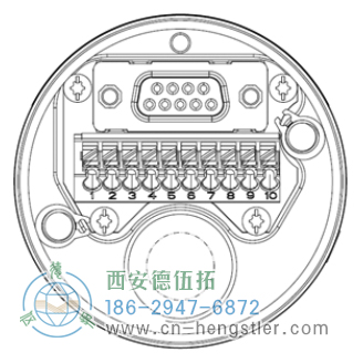 AX65-Profibus防爆磁性绝对值编码器电气连接Profibus - 德国hengstler(亨士乐)编码器