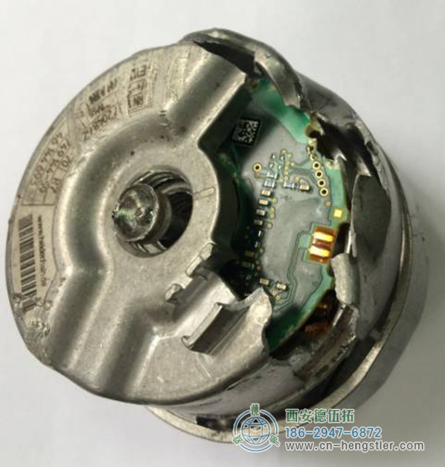 损坏的编码盘 损坏的编码盘