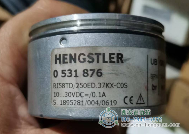 图为亨士乐RI58系列分辨率为250PPR的增量编码器