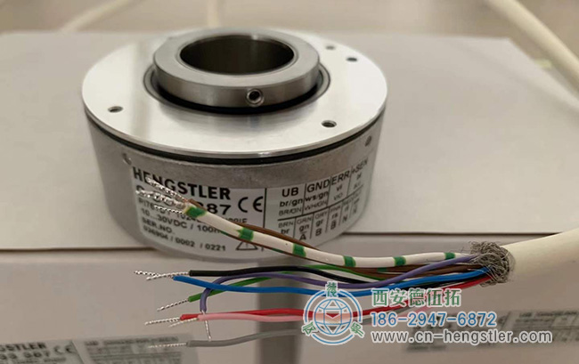 图为一款亨士乐空心轴绝对式编码器 图为一款亨士乐空心轴绝对式编码器
