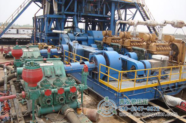 图为使用亨士乐编码器的辽源50石油钻机现场 图为使用亨士乐编码器的辽源50石油钻机现场