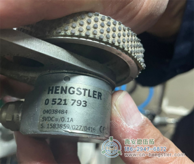 图为亨士乐料号为0521793的RI36增量编码器实际使用照片