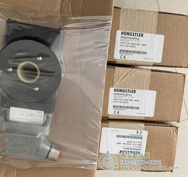 图为钢厂常用的一款亨士乐HSD35系列磁式编码器照片