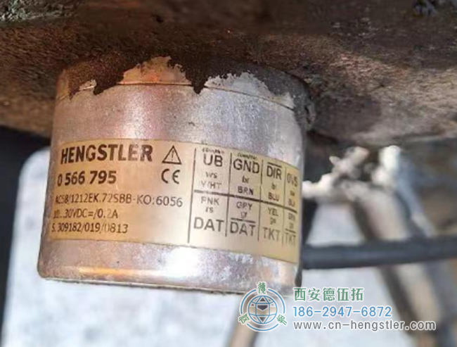 图为亨士乐AC58系列绝对式编码器应用照片