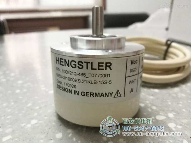 图为亨士乐RI50系列增量编码器实物照片
