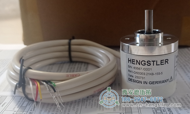 图为亨士乐RI41轻载光电增量型编码器照片