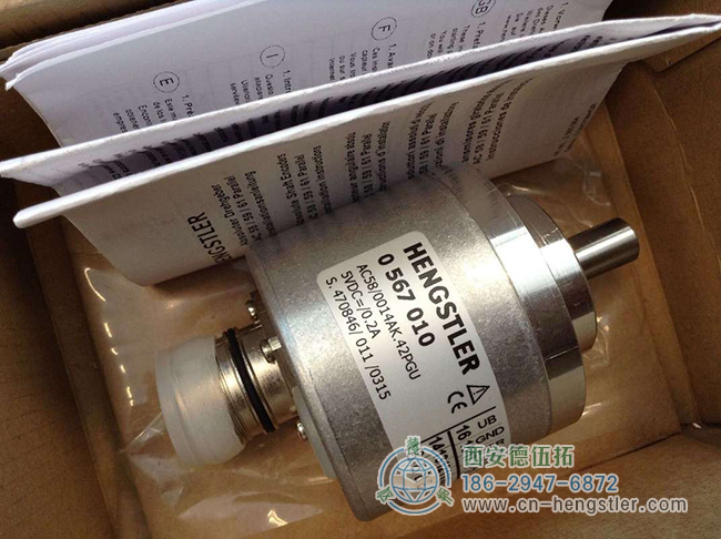 图为HENGSTLER AC58单圈绝对值编码器照片