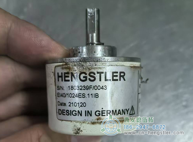 图为一只老式亨士乐EI40增量编码器照片