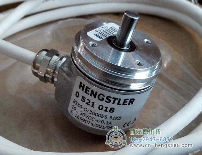 图为在打胶机中常用的HENGSTLER RI36-O/3600ES.31KB增量编码器照片