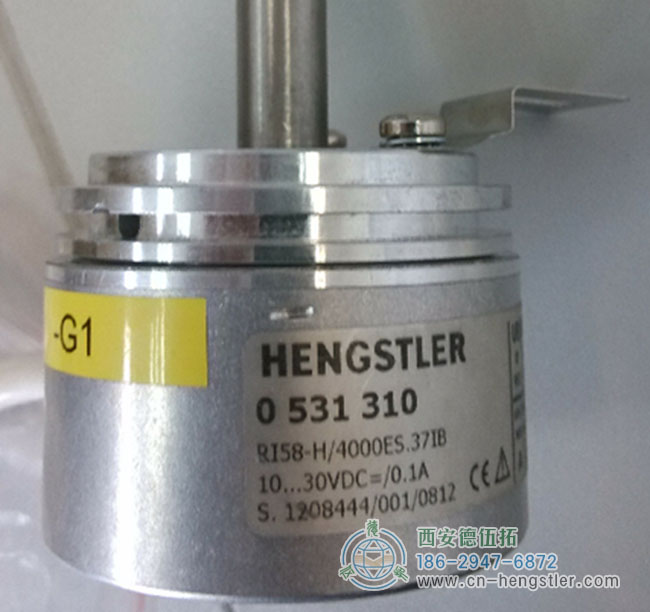图为亨士乐RI58-H/4000ES.37IB实心轴增量编码器照片