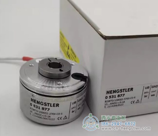 图为HENGSTLER亨士乐RI58TD/1000ED.37KX-CO-S增量编码器照片